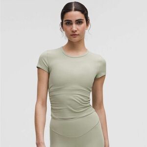 NWT Lululemon All It Takes Back-Twist Ribbed Short-Sleeve Shirt